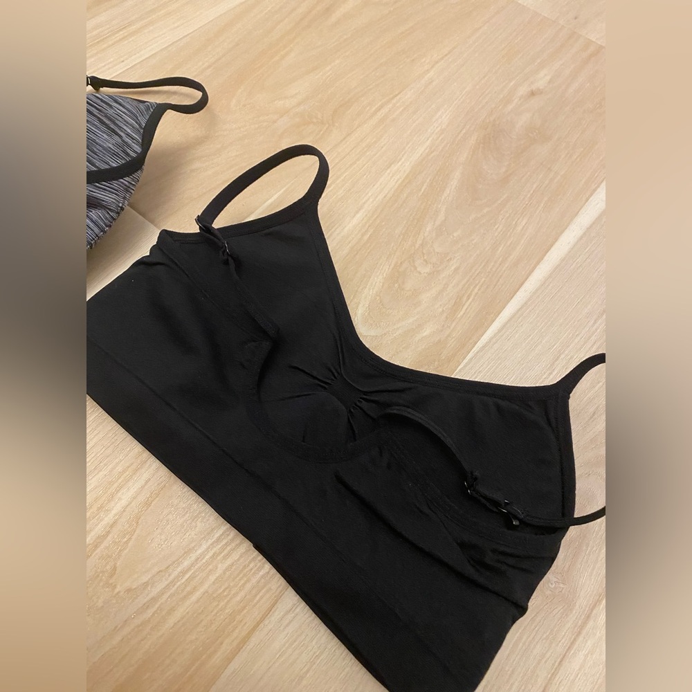 Women's Black and Gray Sport Bra set of two St Eve - Picture 10 of 11